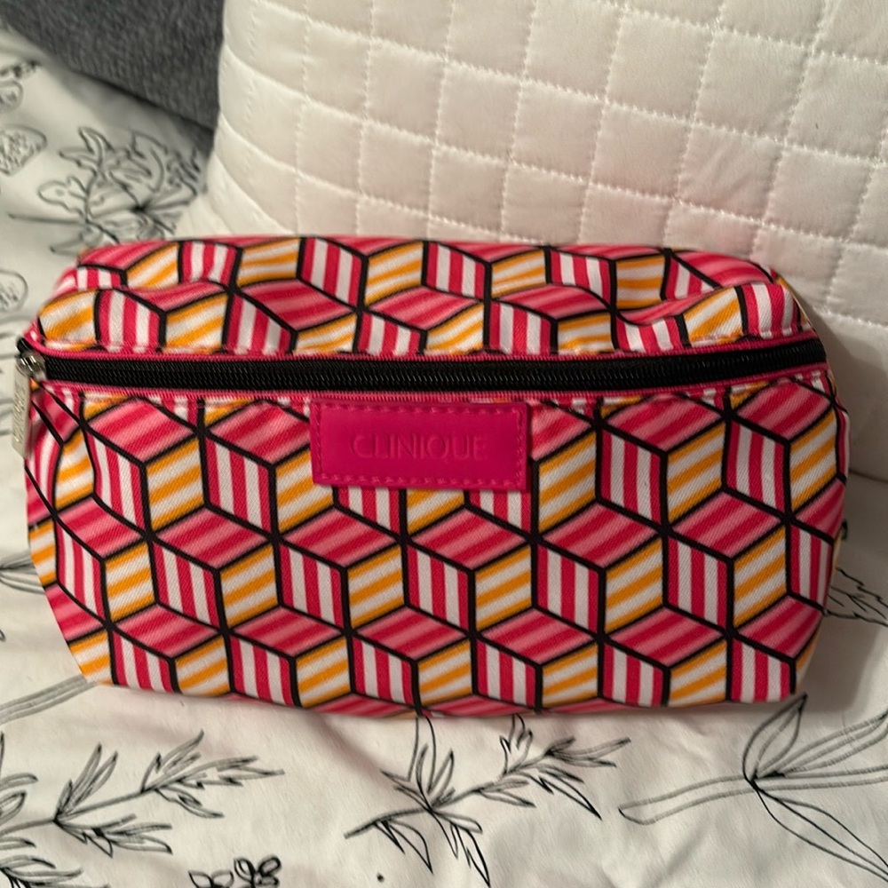 Clinique make up bag